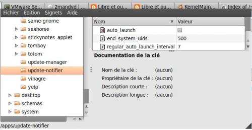 update_manager : activer l'icone de
notification