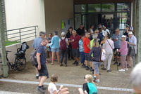 Au retour à la salle Steredenn, le verre l'amitié