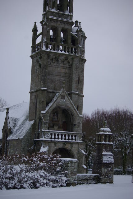 neige février 2021, premiers flocons