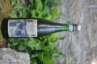 Bouteille de cidre avec son étiquette